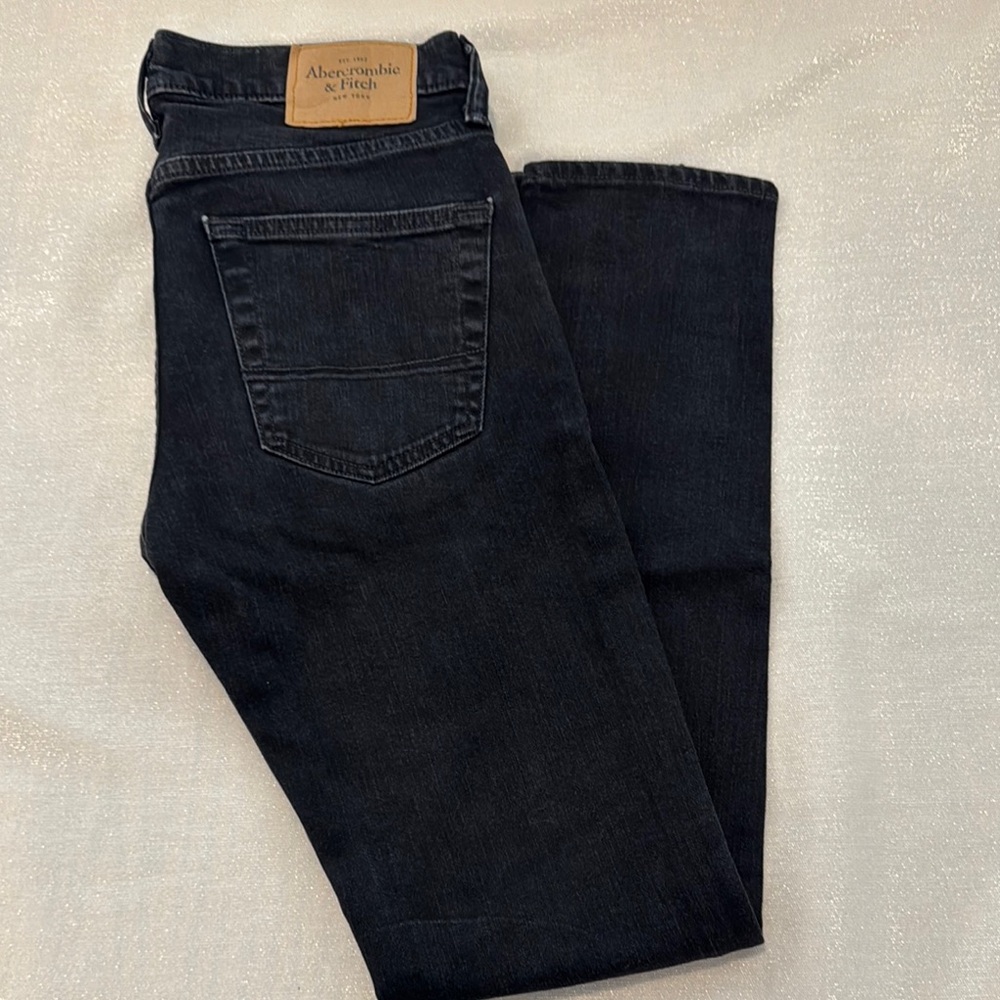 Abercrombie & Fitch Men's Black Jeans Size 30/32